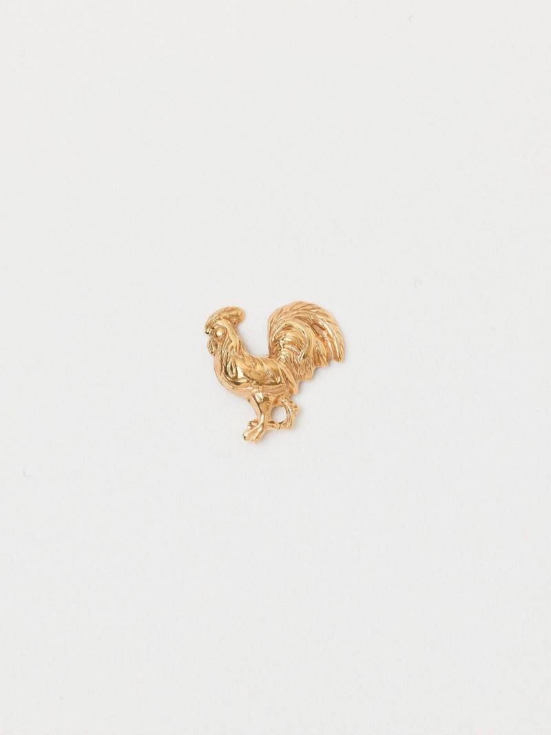 Cockledoodledoo Pin Brosche Hahn Gockel Goldene R Mini Badge Anstecker Huhn Chicken von meineketten