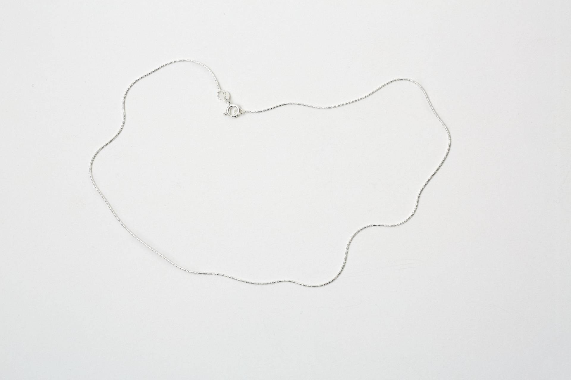 Feine Halskette Kobrakette Silberkette Sehr Feine Dünnes Collier von meineketten