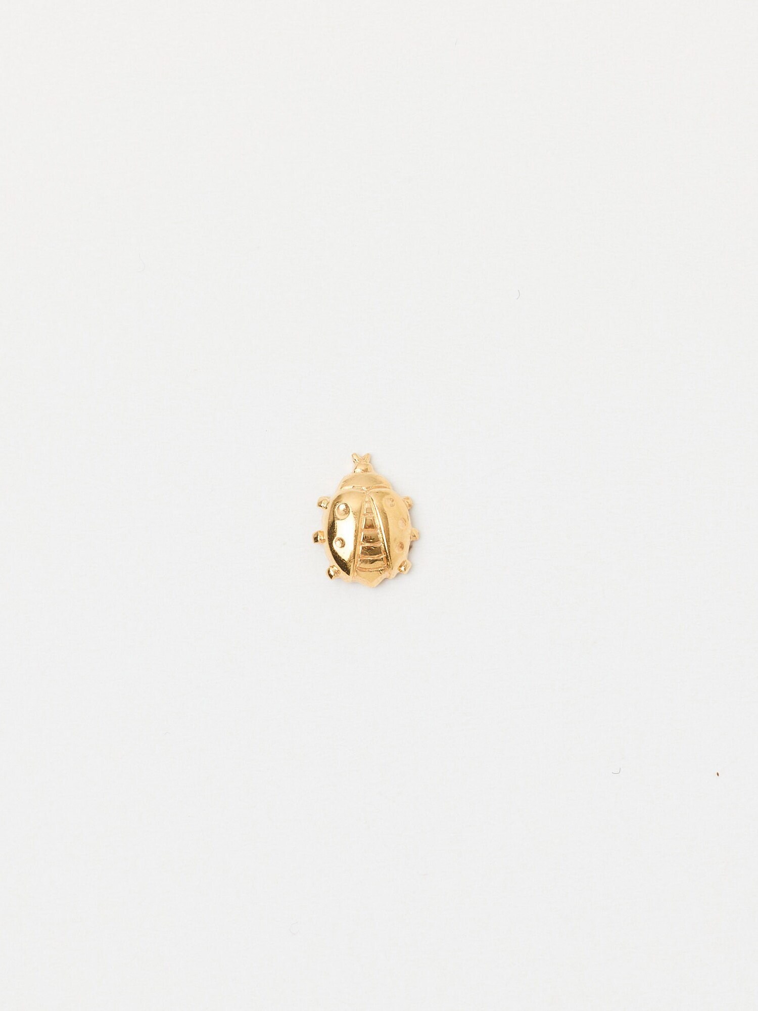 Unikat Pin Brosche Mini Marienkäfer Käfer Beetle Blüte Frühling Vintage Anstecker von meineketten