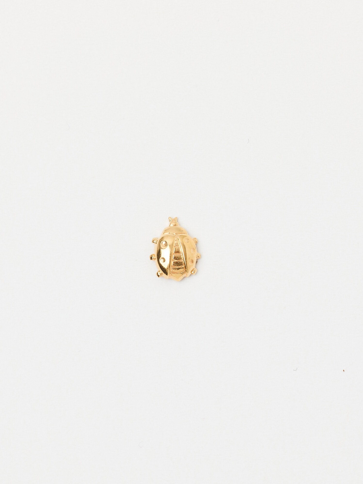 Unikat Pin Brosche Mini Marienkäfer Käfer Beetle Blüte Frühling Vintage von meineketten