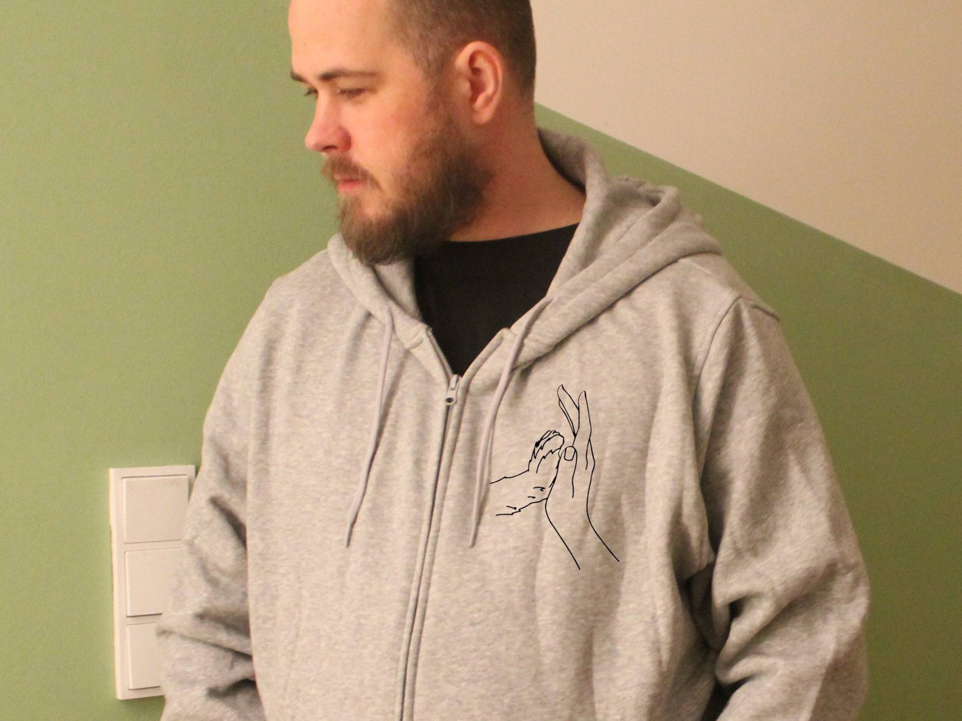 Unisex Strickjacke/Zip-Hoodie Mit Persönlichem Design Bis 5xl, Artikelnr.m7S806 Unisex Strickjacke/Zip-Hoodie Mit Persönlichem Design Bis 5xl, Artikelnr.m7S806 von meinesiebensachen