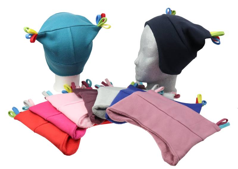 Kuschelmütze Mädchen Mit Namen Aus Fleece - Personalisierte Mütze Für Kinder Winter Kindermütze Babymütze Babyhaube Wintermütze Haube von meinnameManufaktur