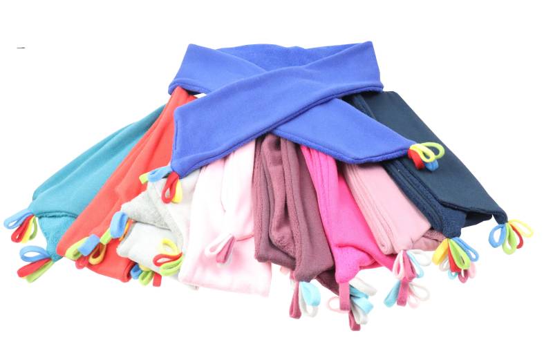 Kuschelschal Kinderschal 85cm Aus Fleece Mit Namen Vers. Farben - Personalisierter Schal Für Kinder Winterschal Mädchenschal Jungenschal von meinnameManufaktur