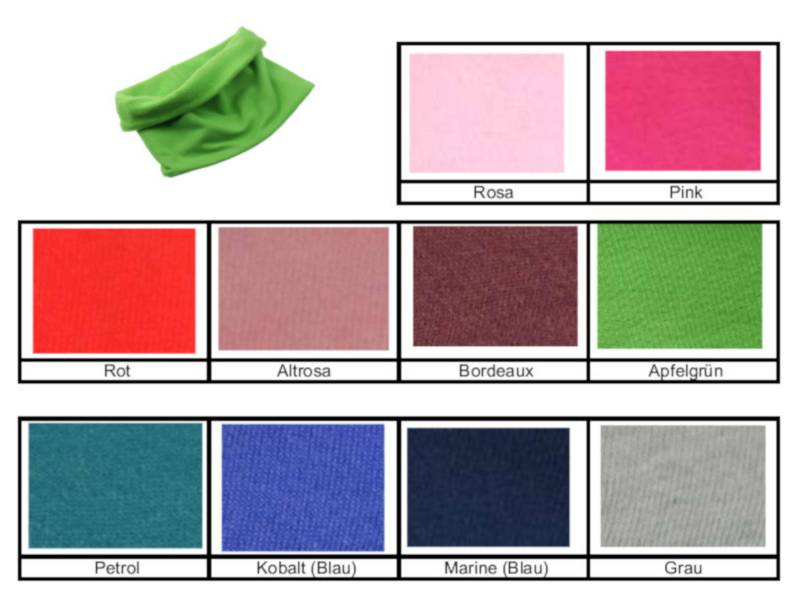 Loopschal Fleece Mit Namen Für Kinder - Jungen Mädchen Loop Schal Mädchenschal Jungenschal Rundschal Schlauchschal Kinderschal von meinnameManufaktur