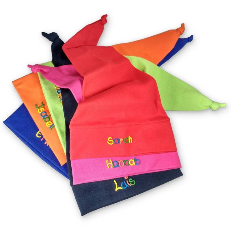 Zipfelmütze Mit Namen - Mütze Für Kinder Winter Personalisiert Blau Rot Grün Orange Kobalt Wintermütze Kindermütze Mädchen Junge Babys von meinnameManufaktur