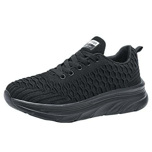 Damen Sneaker Atmungsaktiv Laufschuhe Sportschuhe Air Turnschuhe Rutschfest Leichte Schuhe Stoßfest Outdoor Gewebtes Mesh Damen Turnschuhe Mode Damen Sportschuhe Trainers Running Schuhe Joggingschuhe von meiodtion