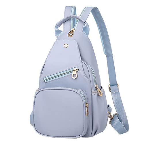 meiodtion Damen Rucksack Elegant Rucksack Damen Klein Crossbody Sporttasche für Damen wasserdicht Stoff Sling Brusttasche kleiner Reiserucksack Taschenrucksack Rucksacktasche Damen von meiodtion