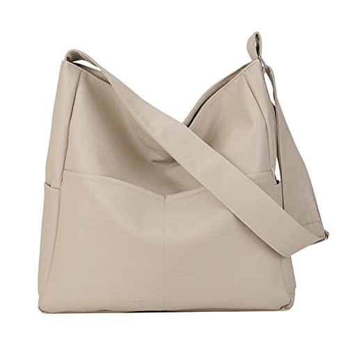meiodtion Handtasche Damen Umhängetasche Klein Mittelgroß Modische Damen Umhängetasche faltbare Hand Reisetasche leichte Tasche mit großem Beuteltasche Damen Mini Tasche Damen von meiodtion