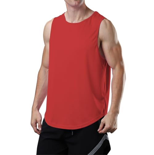 meioro Herren Mesh Tank Top, Atmungsaktives Ärmellose Shirt Angepasste Muskelshirt, Sport Rundhals Tank Tops Männer Sommer Gym Workout Funktionsshirt Bodybuilding Fitness Unterhemd meioro Herren Mesh Tank Top, Atmungsaktives Ärmellose Shirt Angepasste Muskelshirt, Sport Rundhals Tank Tops Männer Sommer Gym Workout Funktionsshirt Bodybuilding Fitness Unterhemd von meioro