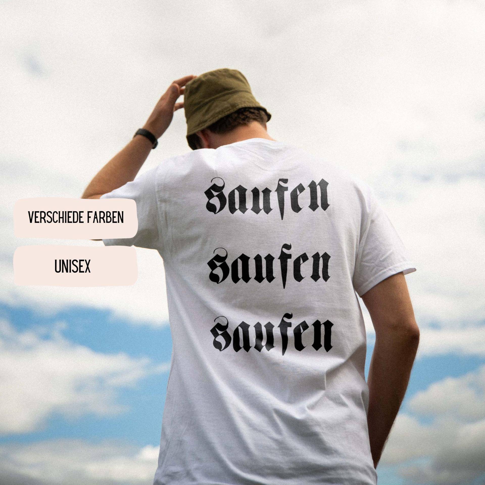 Saufen T-Shirt - Party Shirt Ballermann Y2K Style Lustiges Meme Geschenk Für Männer Tiktok Trend Unisex von meitistudios