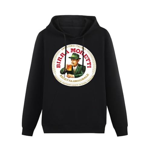 meiwa diner Birra Moretti Italian Beer Mens Hoodies Graphic Unisex Black Pullover Sweatshirts XL von meiwa diner