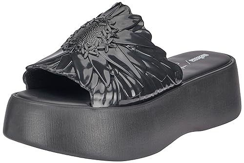 melissa Damen Becky Panc + Isabela E Mädchen Sandalen mit Keilabsatz, Schwarz, 38 EU von Melissa