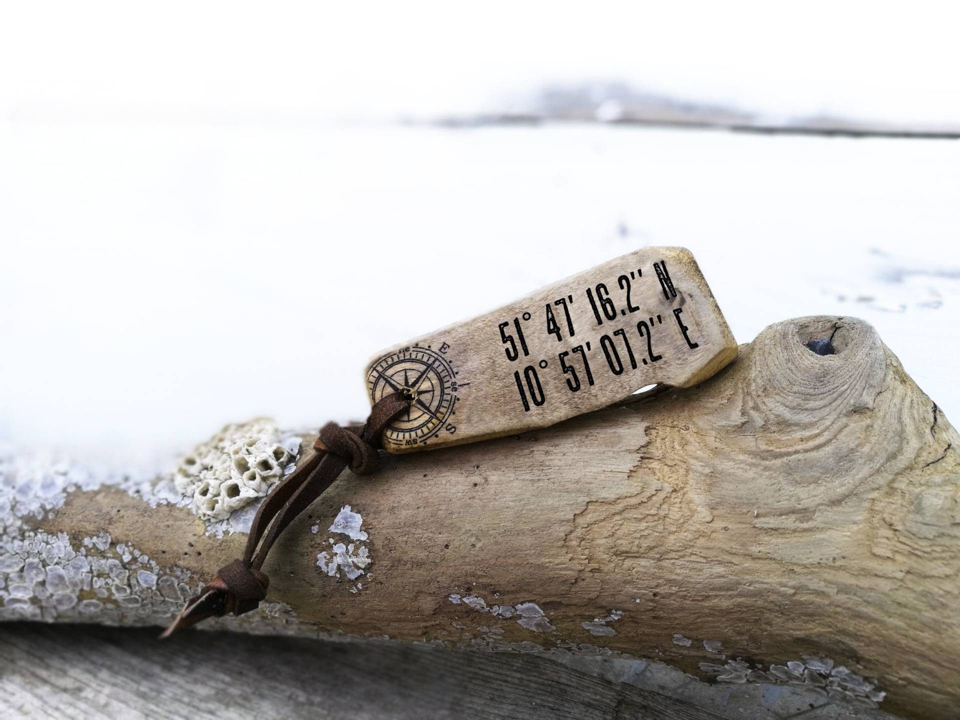 Koordinaten Schlüsselanhänger Personalisierbar von melkey83