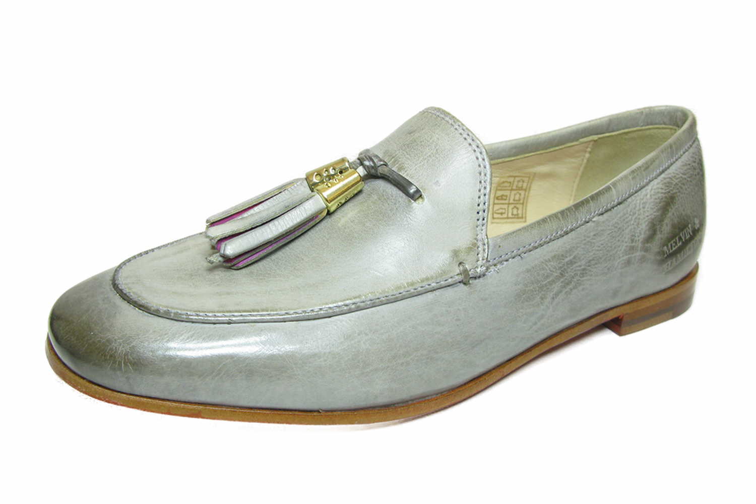 female Klassische Slipper grau scarlett 35 von melvin & hamilton