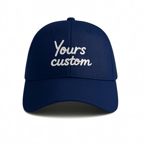 Cap Personalisiert,Individuelle Bestickte Baseballkappe Mit Name/Text/Logo,Basecap für Herren Damen,Gestalten Sie Ihre eigenen Kappe, Geschenke für Mama, Papa und Freunde von mememom