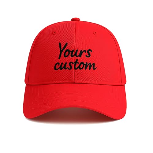 Cap Personalisiert,Individuelle Bestickte Baseballkappe Mit Name/Text/Logo,Basecap für Herren Damen,Gestalten Sie Ihre eigenen Kappe, Geschenke für Mama, Papa und Freunde von mememom