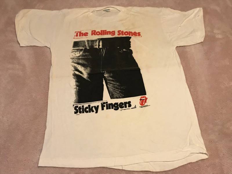 Original-Jahrgang The Rolling Stones 1990 European Tour Konzert T-Shirt von memorabiliastore12