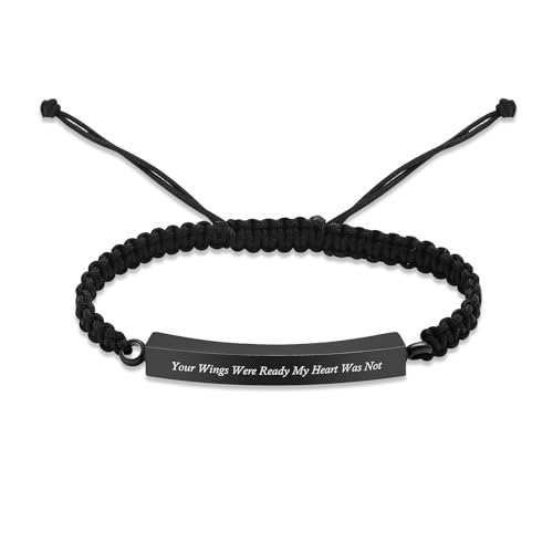 Einäscherung Armband für Asche Einstellbare Einäscherung Urne Armband Armreif für Asche Edelstahl Memorial Asche Keepsake Schmuck für Männer Frauen Jahrestag von memorial jewelry
