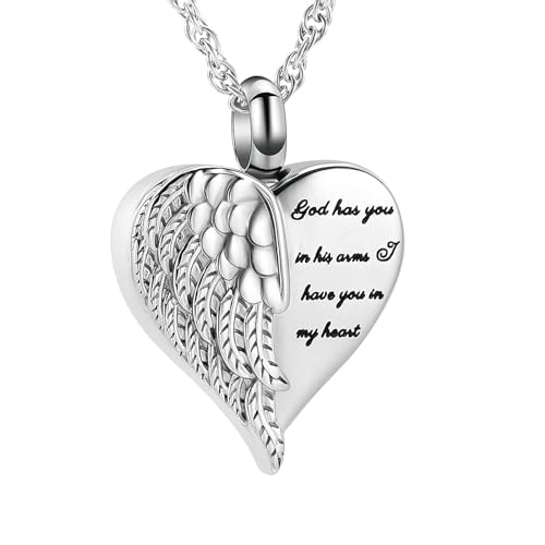 Einäscherung Herz Urne Halskette Asche Schmuck für Frauen Männer Keepsake Anhänger Memorial Locket Asche-Halter von memorial jewelry