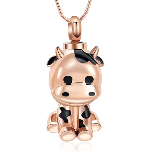 Einäscherungsschmuck für Asche Kuh-Urne Halskette Memorial Locket Ashes Keepsake Halskette für Frauen Männer Geliebte von memorial jewelry