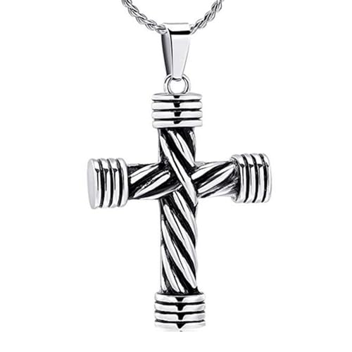 Kremationsschmuck für Asche Kreuz Memorial Urn Halskette Anhänger Keepsake Religiöses Kreuz Asche Schmuck mit Mini Keepsake Urn Memorial Asche Schmuck von memorial jewelry
