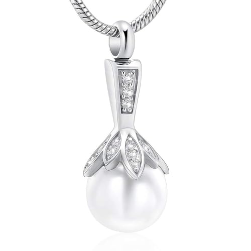 memorial jewelry Einäscherungsschmuck für Asche Perle Urne Halskette Schmuck Asche Halter für Frauen Asche Keepsake memorial jewelry Einäscherungsschmuck für Asche Perle Urne Halskette Schmuck Asche Halter für Frauen Asche Keepsake von memorial jewelry