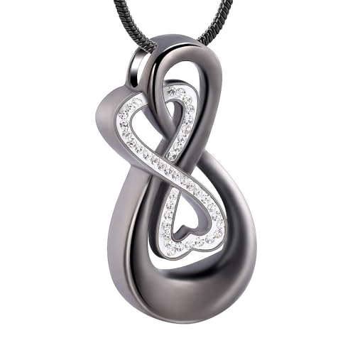 memorial jewelry Infinity Love Urn Anhänger Edelstahl Schlange Kette Kremation Schmuck für Asche für Frau frei Füllung Werkzeuge enthalten memorial jewelry Infinity Love Urn Anhänger Edelstahl Schlange Kette Kremation Schmuck für Asche für Frau frei Füllung Werkzeuge enthalten von memorial jewelry