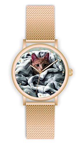 memories Uhr mit Foto Fotouhr personalisierte Uhr Damenuhr Ø40mm Rotgold Made in Germany memories Uhr mit Foto Fotouhr personalisierte Uhr Damenuhr Ø40mm Rotgold Made in Germany von memories