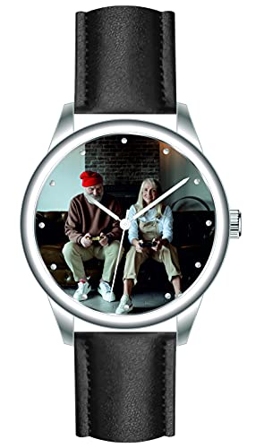 memories Uhr mit Foto Fotouhr personalisierte Uhr Ø41mm Uhr mit Bild Made in Germany von memories