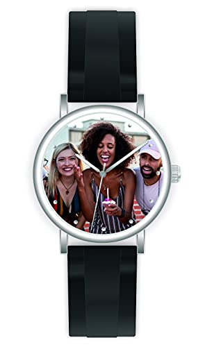 memories Uhr mit Foto personalisierte Uhr 40mm Uhr mit Bild 3BAR Fotouhr Made in Germany von memories