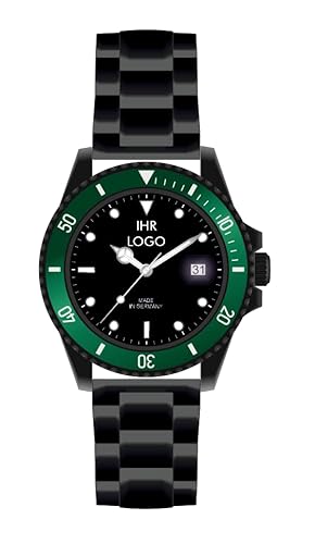 memories Vereinsuhr Werbeuhr Jubiläumsuhr für Firmen und Vereine bereits ab 1 St. mit Logo Ø40mm Made in Germany von memories