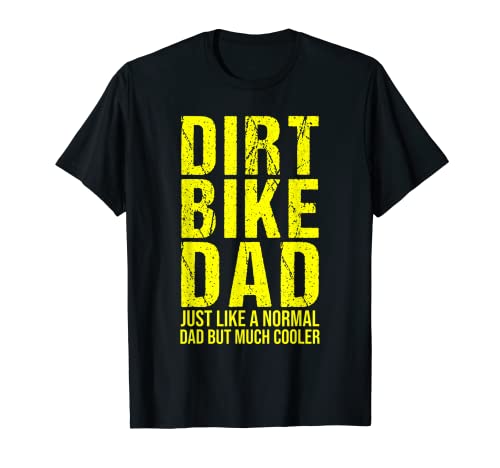 Herren Lustiger Mann Dirtbike Racer Rider Papa Vater Moto X T-Shirt von men man humor tee motocross racing dad son moto