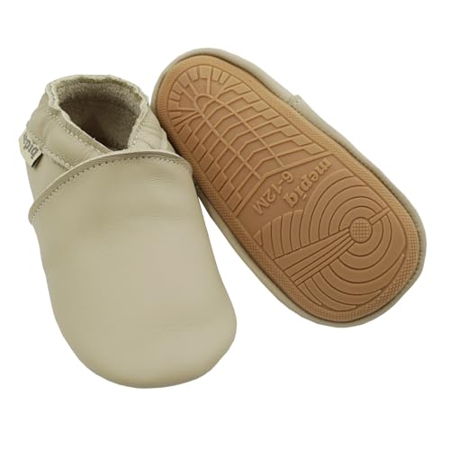 mepiq Krabbelschuhe Baby Lauflernschuhe lederpatschen Jungen Mädchen Weicher Leder Kleinkind Rutschfeste Lederschuhe 18-24 Monate cremefarben mepiq Krabbelschuhe Baby Lauflernschuhe lederpatschen Jungen Mädchen Weicher Leder Kleinkind Rutschfeste Lederschuhe 18-24 Monate cremefarben von mepiq