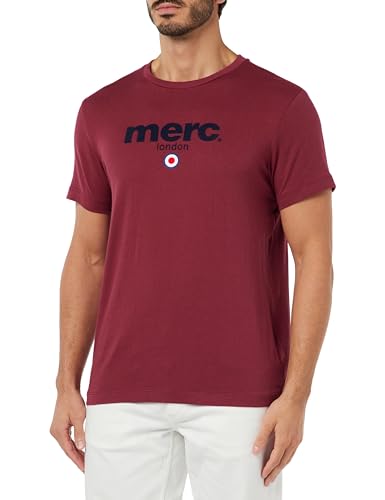 Merc Herren Brighton, T-Shirt, Burgunderrot, L von merc