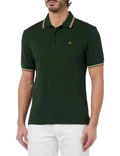 Merc Herren Card Poloshirt, Dark Khaki, S von merc