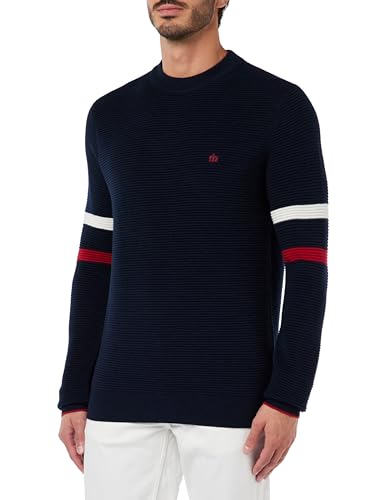 Merc Herren Medway Sweater Pullover, Marineblau, Medium von merc