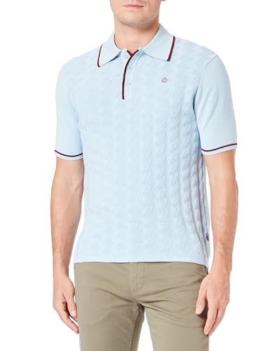 Merc Herren Smith Poloshirt Sweater, himmelblau, Large von merc