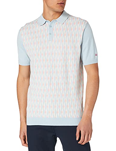 Merc of London Herren Austin Poloshirt Sweater, Boy Blue, L von merc