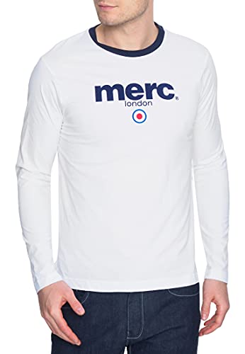 Merc of London Herren Fight, T-Shirt, Weiß (Weiß), M von merc