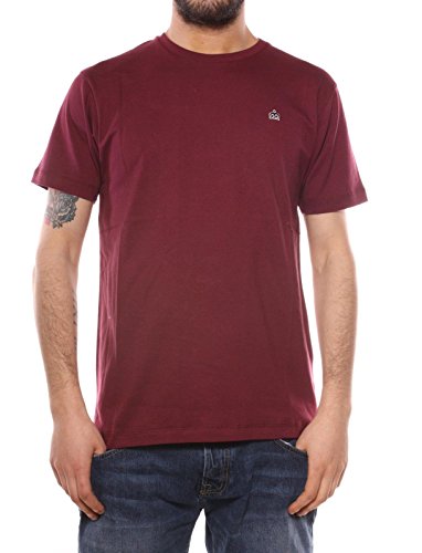 Merc of London Herren Keyport, T-Shirt, Rot (Burgandy), Groß von merc