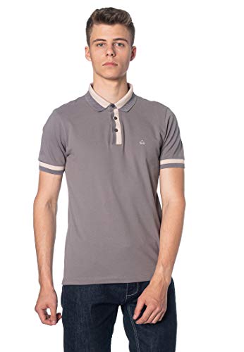 Merc of London Herren Nugent Polo Shirt, Dark Grey, Medium von merc