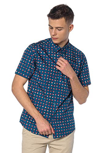 Merc of London Herren Shelley Shirt, Hellblau, L von merc