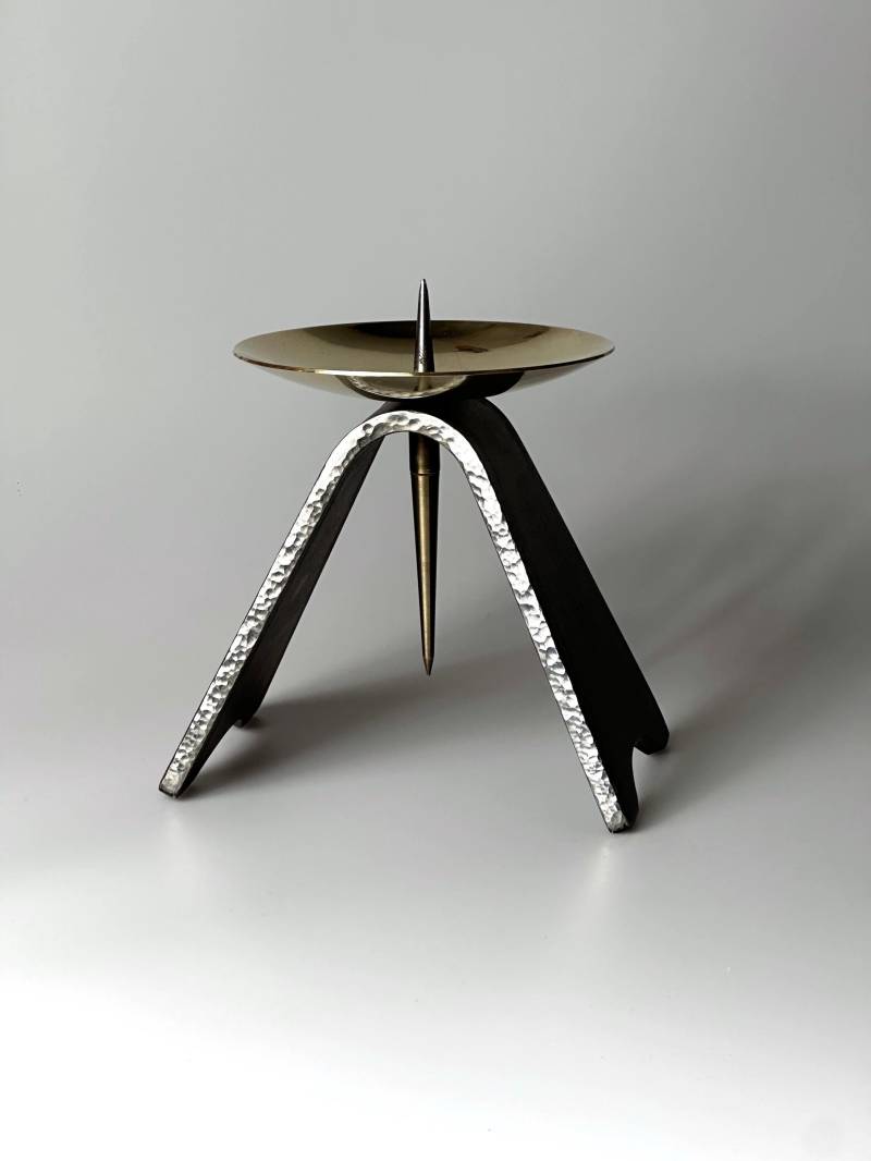 Kerzenständer Ddr Design Handeschmiedet Groß Eisen Messing Sakral 1960Er Kerzenständer Ddr Design Handeschmiedet Groß Eisen Messing Sakral 1960Er von mercatino900