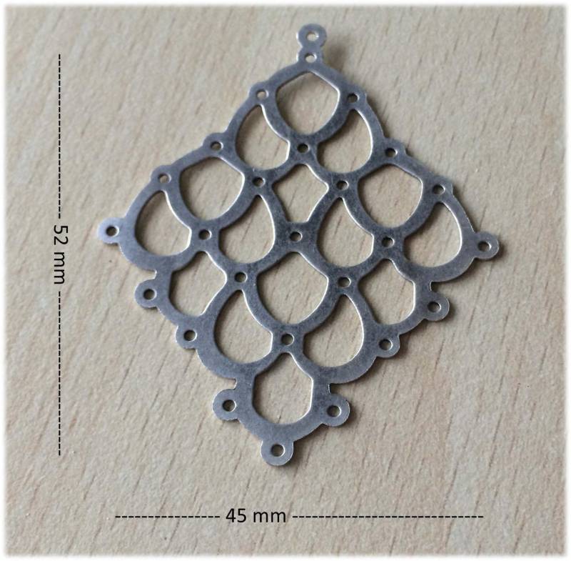 Antik-Silber-Diamant-stecker/Anhänger Antik-Silber-Diamant-stecker/Anhänger von merceriebroderie