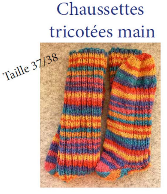 Handgestrickte Socken Größe 37/38 Handgestrickte Socken Größe 37/38 von merceriebroderie