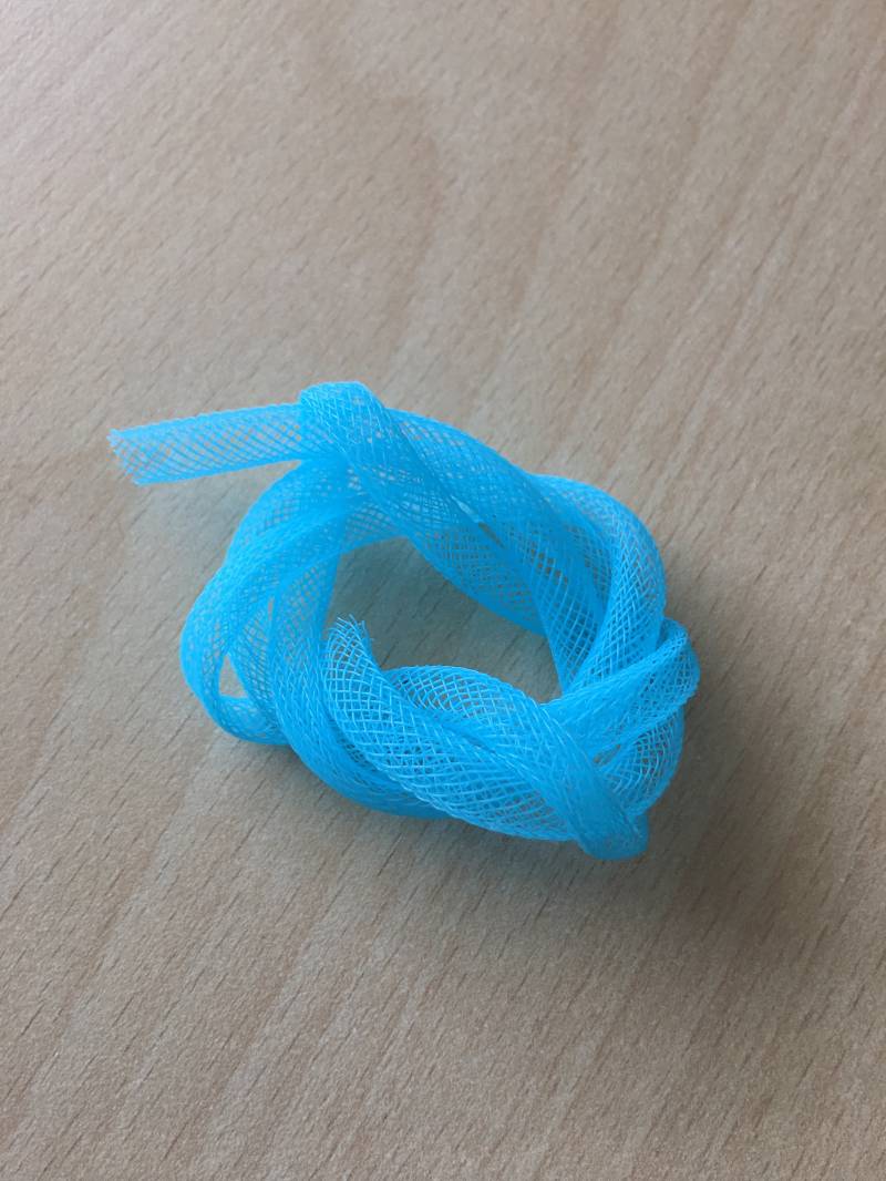 Röhrenförmiges Netzband 6 Mm Türkisfarben Röhrenförmiges Netzband 6 Mm Türkisfarben von merceriebroderie