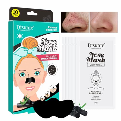 mercham Bambuskohle Porenstreifen, Mitesserentferner, Nasenporenstreifen für Ölkontrolle & Schrumpfen Poren, schwarze Kopfstreifen für Nase, Nasenstreifen, Mitesser für Männer und Frauen (10 Stück) mercham Bambuskohle Porenstreifen, Mitesserentferner, Nasenporenstreifen für Ölkontrolle & Schrumpfen Poren, schwarze Kopfstreifen für Nase, Nasenstreifen, Mitesser für Männer und Frauen (10 Stück) von mercham