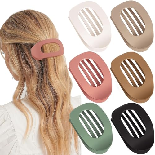 mercham Flache Haarklammern für Damen, ergonomisches gebogenes Design, flache Haarspangen, starker Halt, rutschfeste Haarklammern für dickes, dünnes oder lockiges Haar, matte Oberfläche, Haarklammern mercham Flache Haarklammern für Damen, ergonomisches gebogenes Design, flache Haarspangen, starker Halt, rutschfeste Haarklammern für dickes, dünnes oder lockiges Haar, matte Oberfläche, Haarklammern von mercham