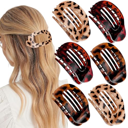 mercham Flache Haarspangen für Damen, gebogene Haarklammer mit starkem Halt, perfekt zum Liegen oder Fahren, flache Haarklammern für dünnes, dickes und lockiges Haar, einfache und elegante mercham Flache Haarspangen für Damen, gebogene Haarklammer mit starkem Halt, perfekt zum Liegen oder Fahren, flache Haarklammern für dünnes, dickes und lockiges Haar, einfache und elegante von mercham