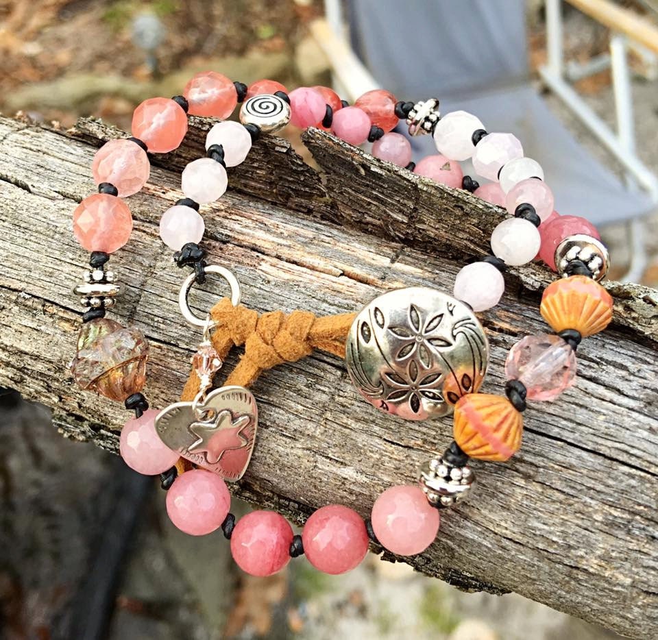 Die Macht Der Liebe Handgeknüpften Doppel Wrap Lederarmband Mit Wassermelone & Rosenquarz ~ Mermaid Schmuck Gemacht W Und Positive Energie Die Macht Der Liebe Handgeknüpften Doppel Wrap Lederarmband Mit Wassermelone & Rosenquarz ~ Mermaid Schmuck Gemacht W Und Positive Energie von mermaidtears